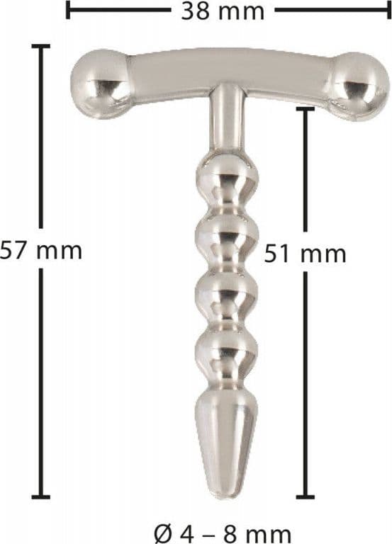 Plug uretrale sonda pene acciaio Anchor Small inox design ad ancora stimolatore in prodotto Erosdom - Palmi, commercioVirtuoso.it