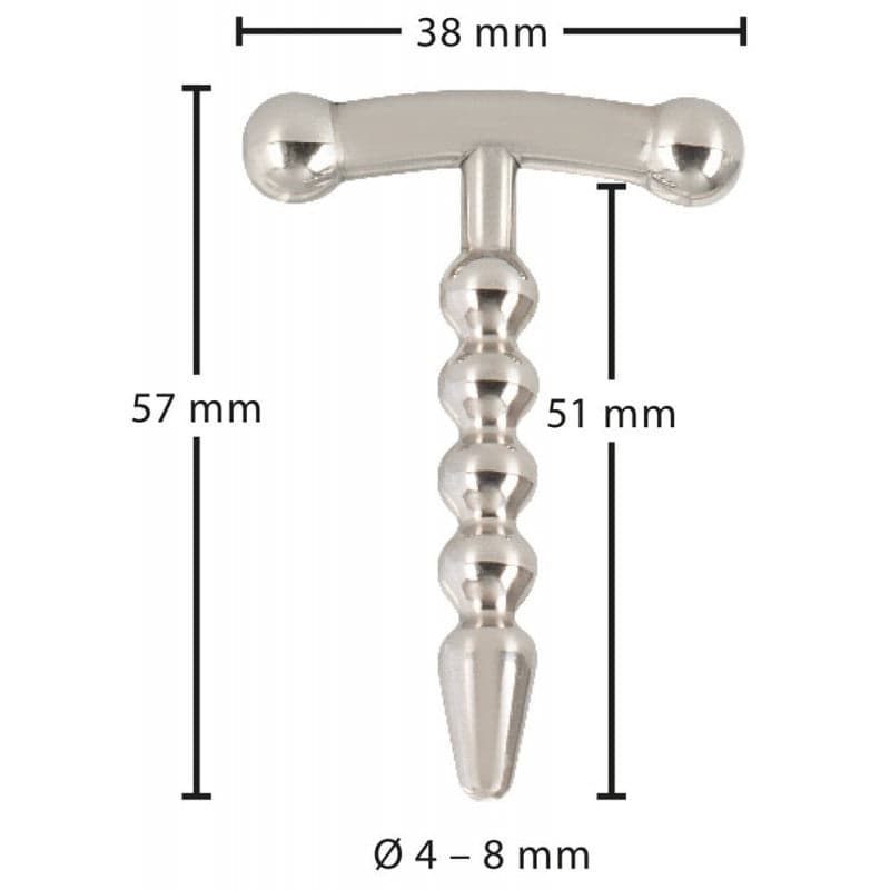 Plug uretrale sonda pene acciaio Anchor Small inox design ad ancora stimolatore in prodotto Erosdom - Palmi, commercioVirtuoso.it