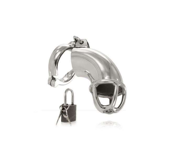 Gabbia pene cintura castità in acciaio pesante Cock Ring Retain Ancelot BDSM in prodotto Erosdom - Palmi, commercioVirtuoso.it