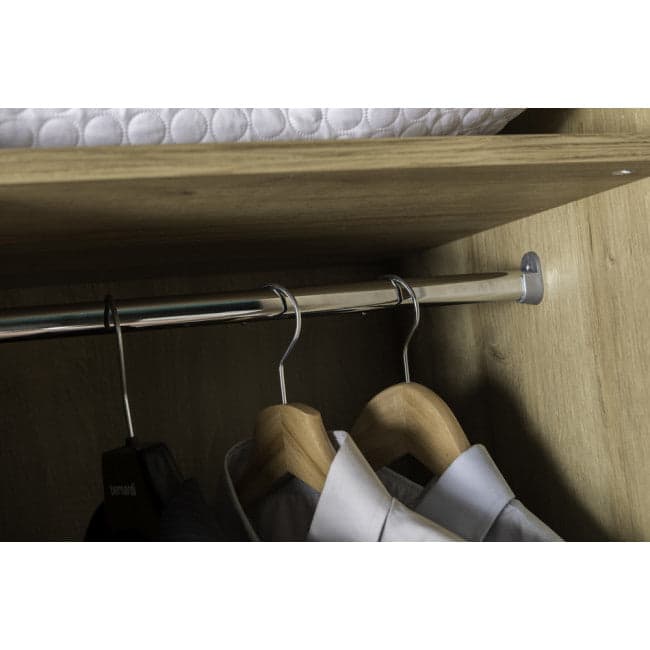 Armadio a Tre Ante Scorrevoli "paravia" Con Specchio Finitura Rovere H 193 Cm Casa e cucina/Arredamento/Camera da letto/Armadi Decor Space - Altamura, Commerciovirtuoso.it