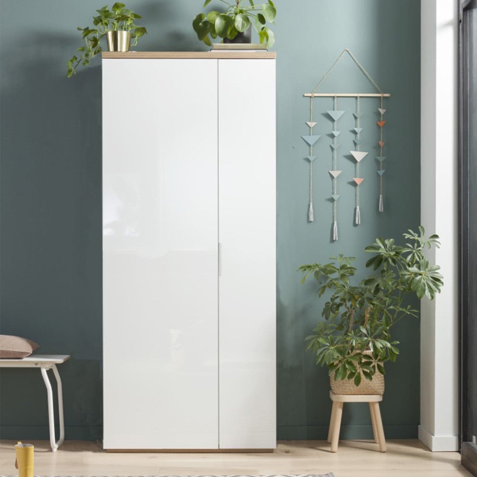 Scarpiera multiuso con 2 ante "Mundi" bianco laccato per interno armadio alto Casa e cucina/Organizzazione interni/Organizzazione guardaroba/Portascarpe/Scarpiere Decor Space - Altamura, Commerciovirtuoso.it