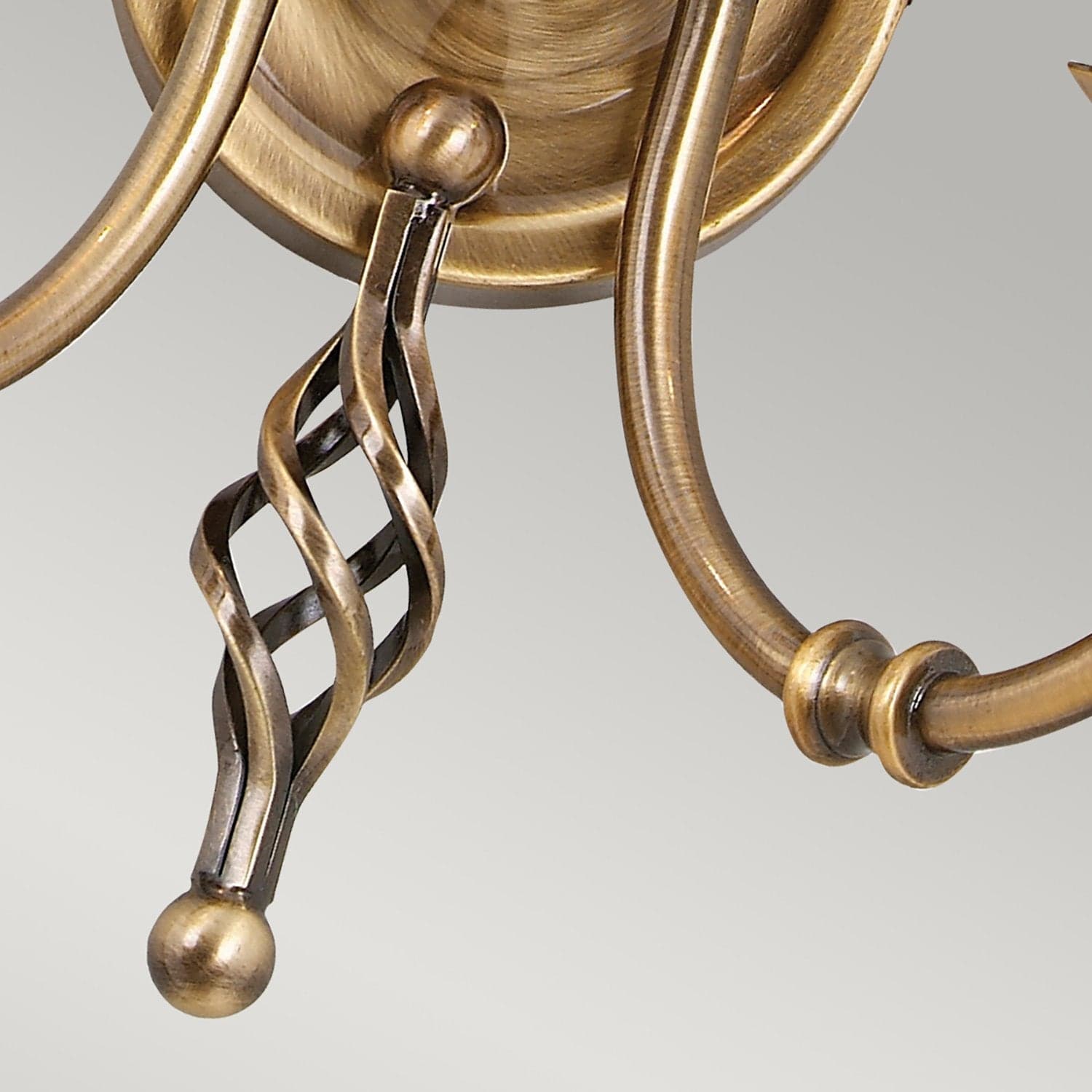Applique Classica Artisan Acciaio Ottone Anticato 2 Luci E14 in Lampade a sospensione LuceArt - Montecorvino Pugliano, commercioVirtuoso.it