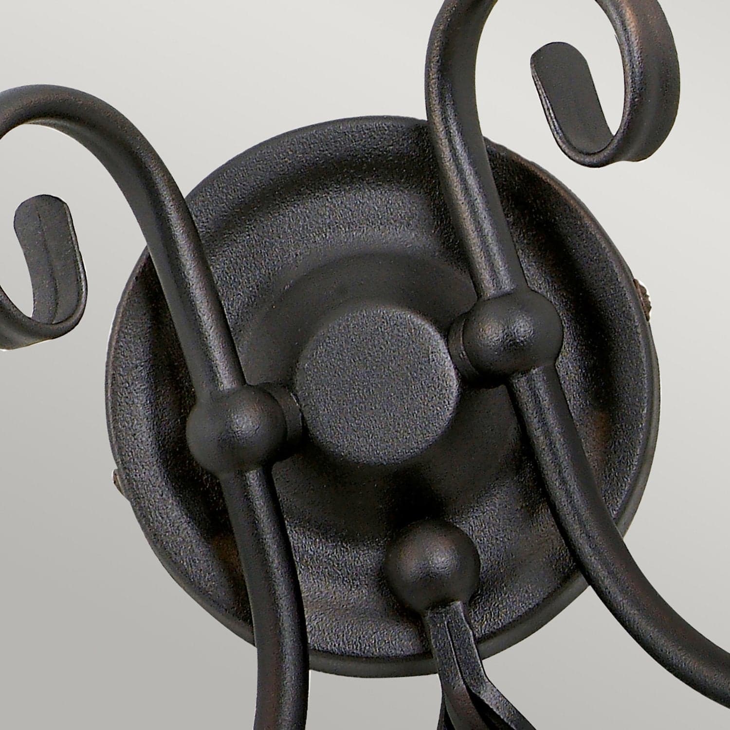 Applique Classica Artisan Acciaio Nero 2 Luci E14 in Applique LuceArt - Montecorvino Pugliano, commercioVirtuoso.it