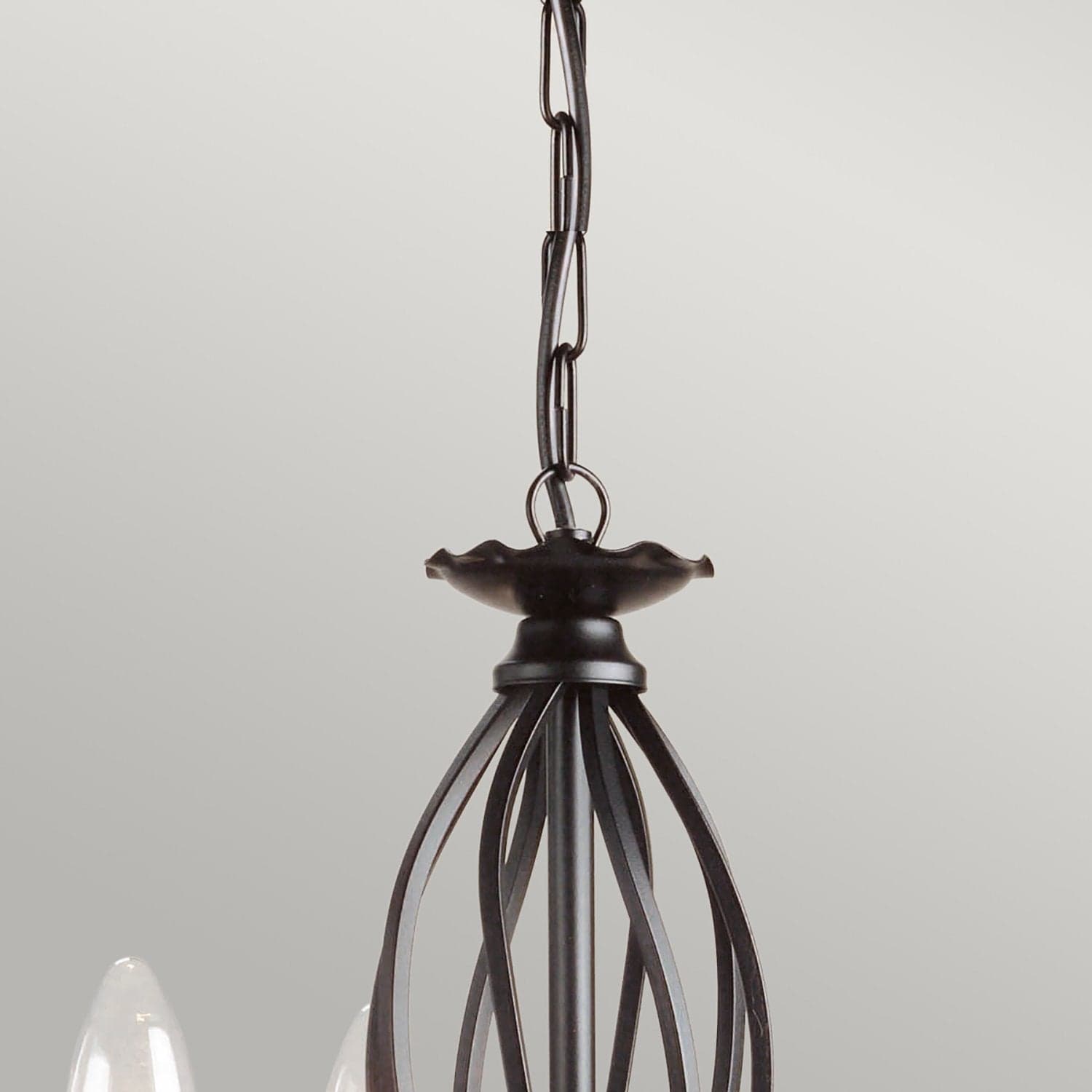 Lampadario Classico Artisan Acciaio Nero 3 Luci E14 in Lampadari LuceArt - Montecorvino Pugliano, commercioVirtuoso.it