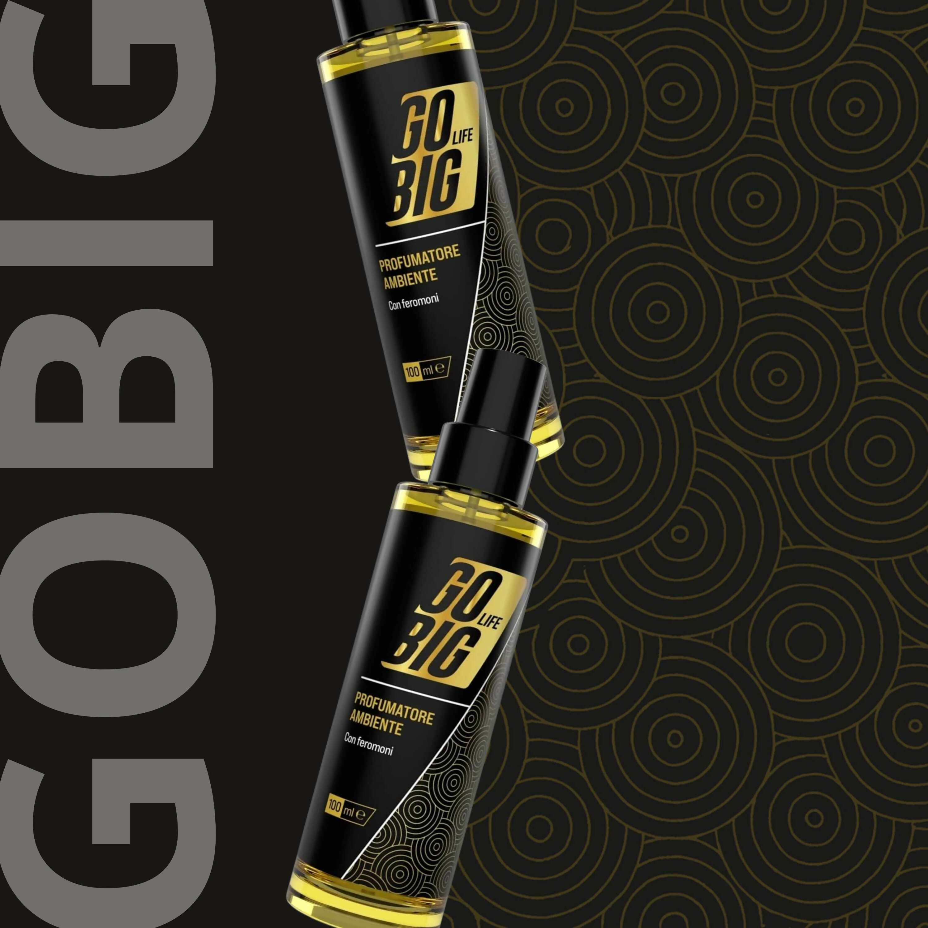 Gobig life profumatore ambiente e tessuti ai feromoni | fragranza seducente per lenzuola, divani e ambienti | aumenta l'attrazione e la passione in casa | diffusore elegante e accogliente in Spray profumati per la stanza BasketGuru Italia - Palermo, commercioVirtuoso.it