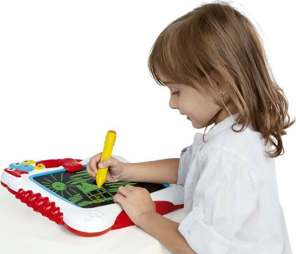 CHICCO Lavagna Leggi & Scrivi - Lavagna Cancellabile Bambini con Schermo LCD e Set di Carte, Esercizi di Pre-Scrittura e Disegno Libero, Ispirato al Metodo Montessori, Percorso educativo pregrafismo - Giochi Educativi in Giochi musicali Sanitaria Gioia del Bimbo - Villa San Giovanni, commercioVirtuoso.it