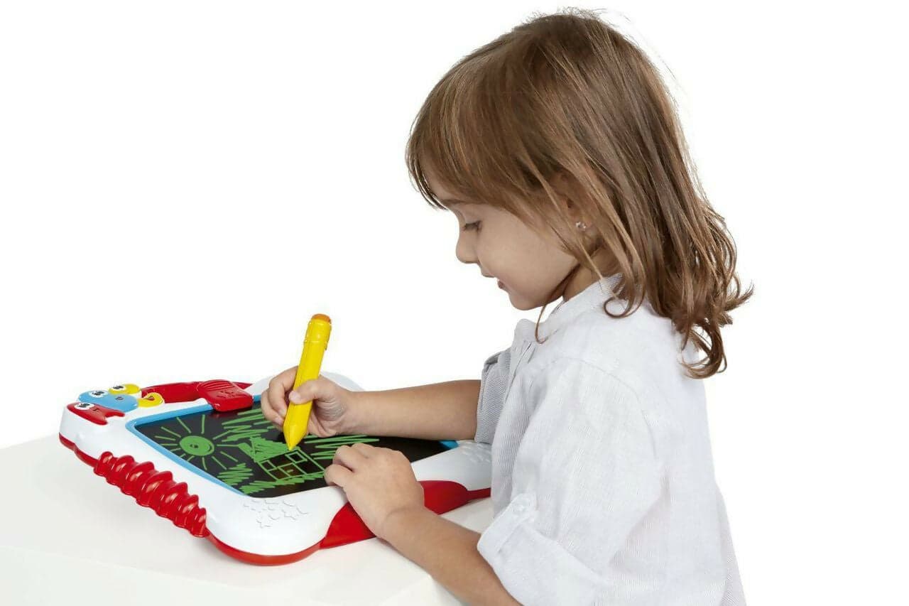 CHICCO Lavagna Leggi & Scrivi - Lavagna Cancellabile Bambini con Schermo LCD e Set di Carte, Esercizi di Pre-Scrittura e Disegno Libero, Ispirato al Metodo Montessori, Percorso educativo pregrafismo - Giochi Educativi in Giochi musicali Sanitaria Gioia del Bimbo - Villa San Giovanni, commercioVirtuoso.it