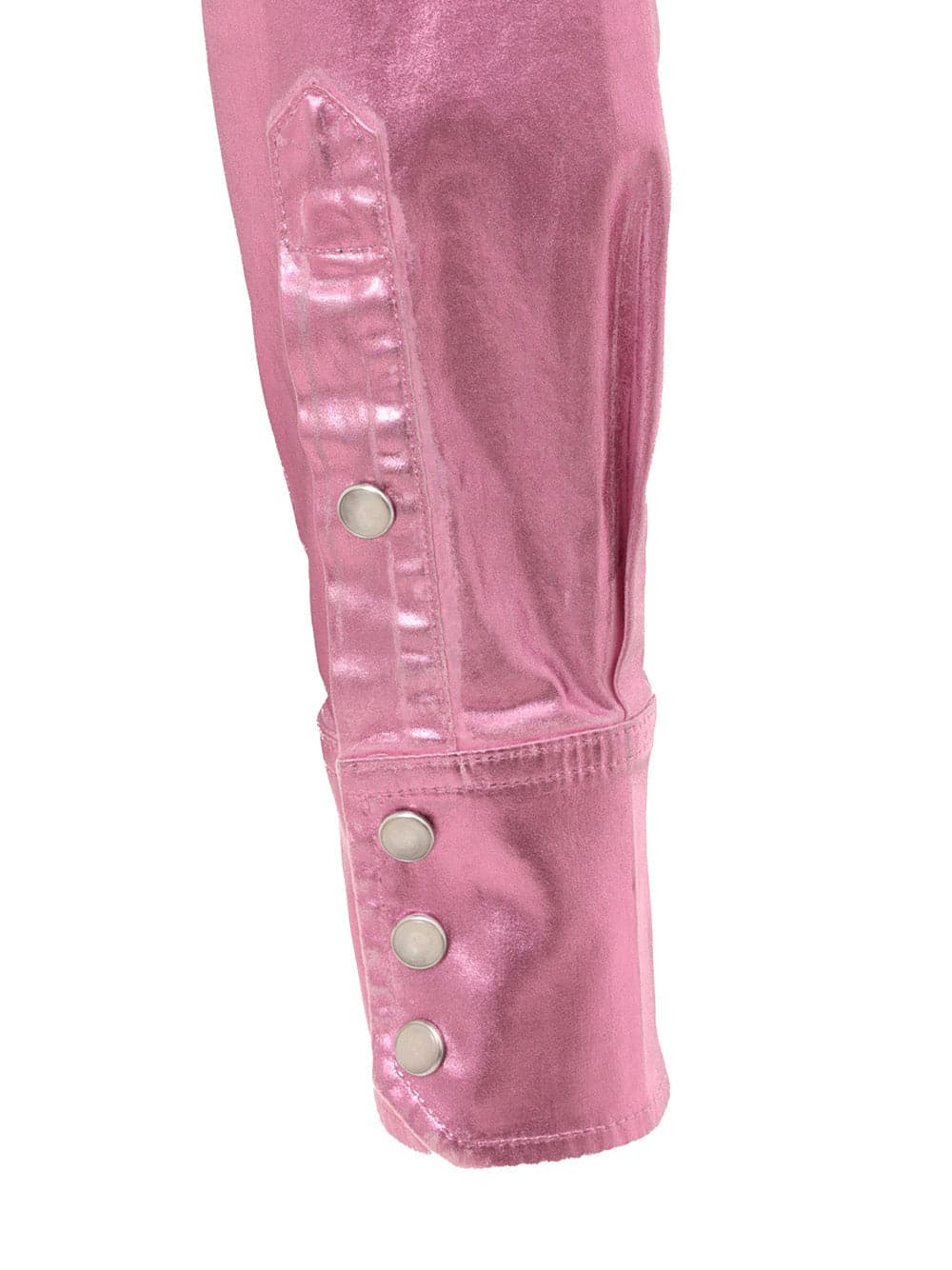 Dolce &amp; Gabbana Camicia Cropped in Tessuto Stretch Lurex Rosa Metal da donna in Bluse e camicie Drestige - Casamassima, commercioVirtuoso.it