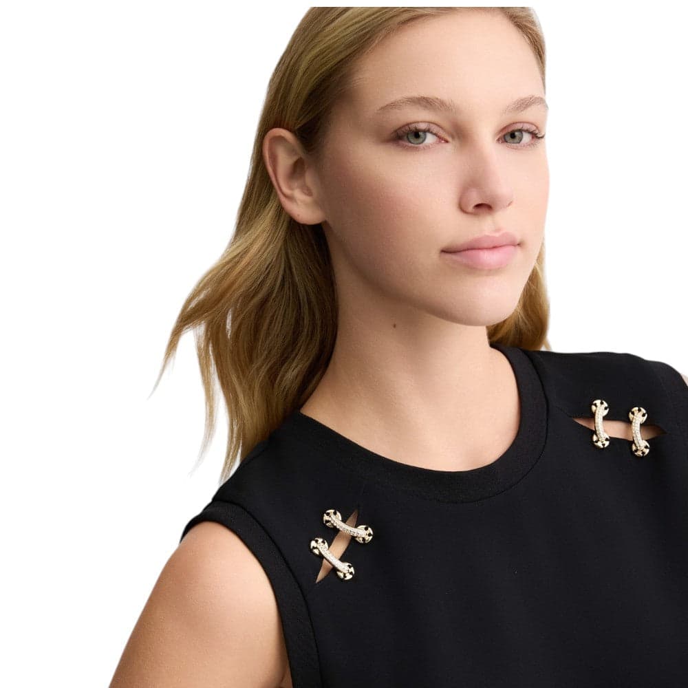 Liu Jo abito corto nero con cintura TA5139TS923 22222 Vestiti Liu Jo