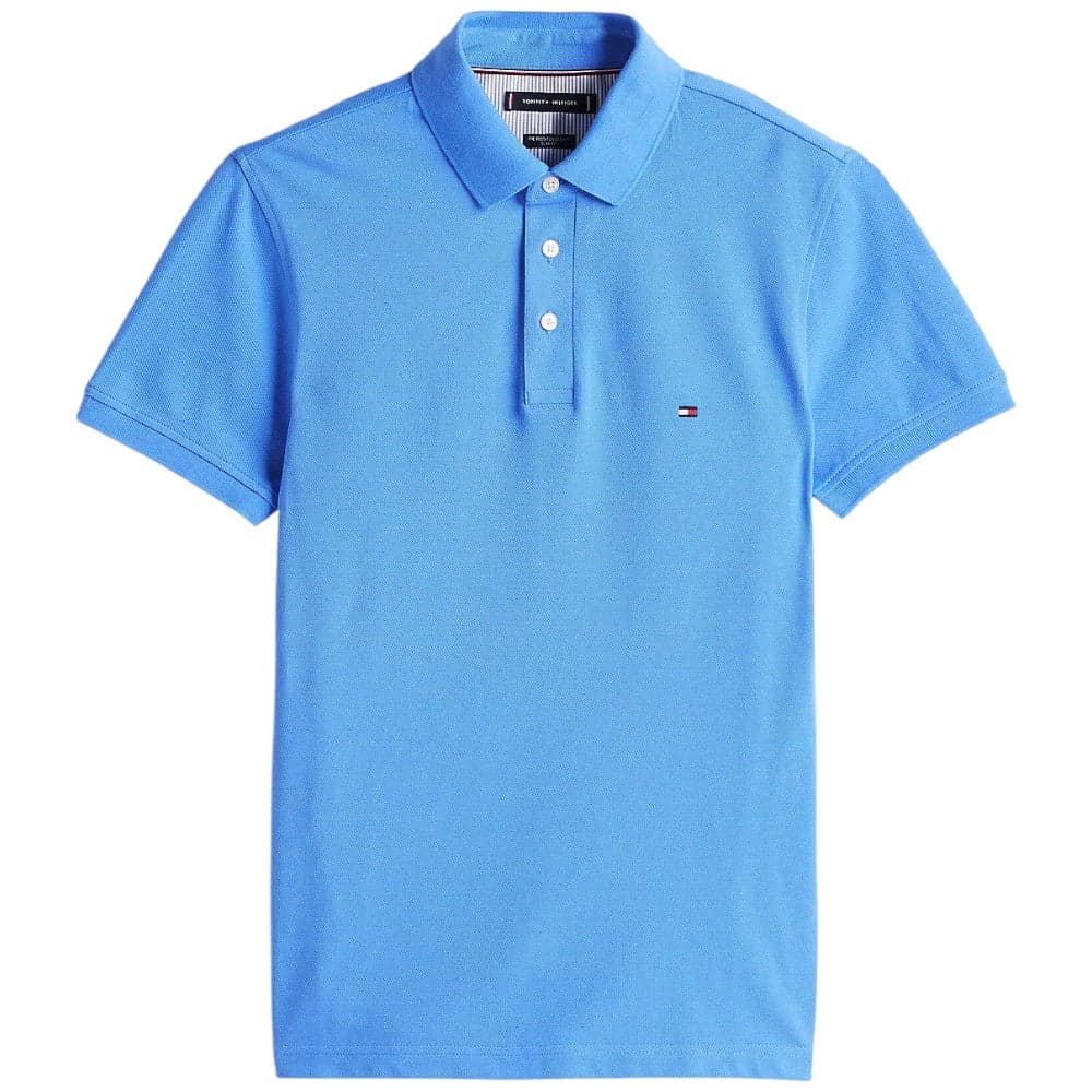 Tommy Hilfiger maglietta polo azzurra TH 1985 MW0MW17771C30