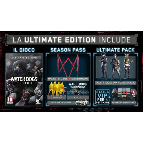 Watch Dogs Legion Ultimate Edition PS4/PS5 Pl/Cs/Sk/Hu in Equalizzatori grafici Prezzo Bomba Store - Casalnuovo di Napoli, commercioVirtuoso.it