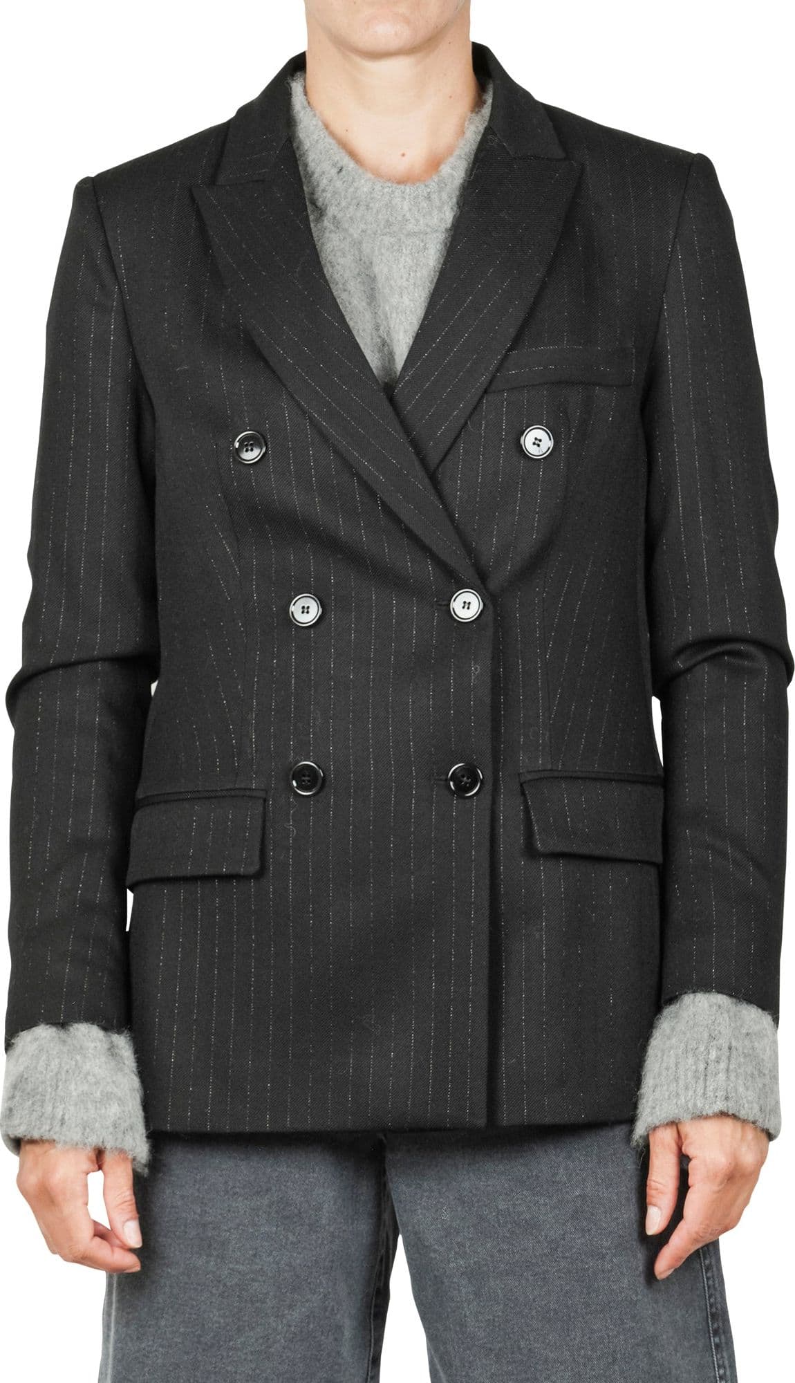 JUCCA Jucca - Giacca - 460870 - Nero da donna in Giacche da abito e blazer Drestige - Casamassima, commercioVirtuoso.it