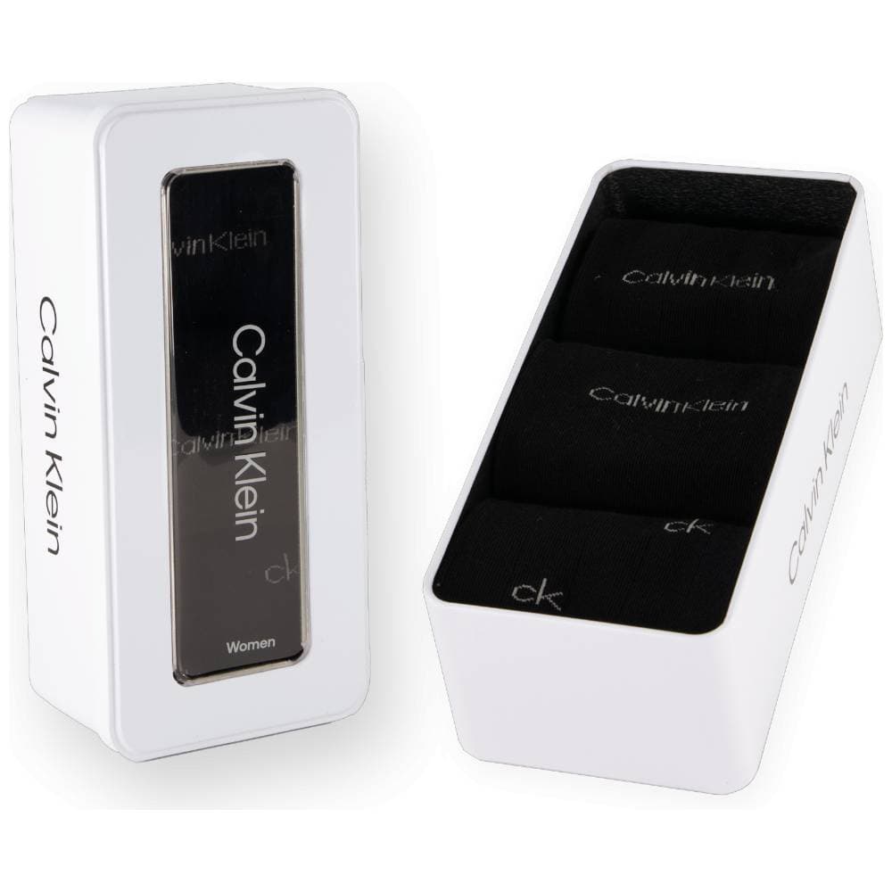 Calvin Klein donna pack 3 calze nere 701235368001801 in Orecchini Prodotti di Classe - Nocera Superiore, commercioVirtuoso.it