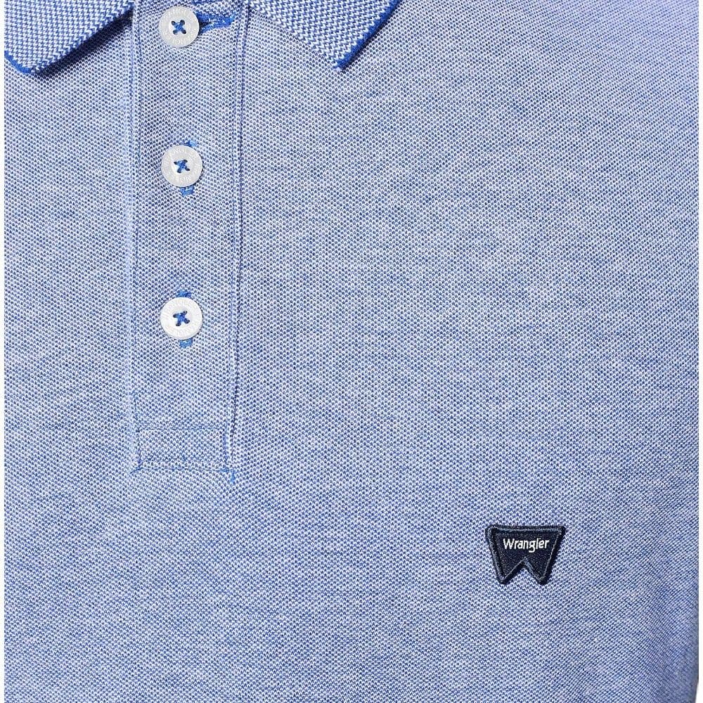 Wrangler maglietta polo celeste 112350391 Polo Wrangler