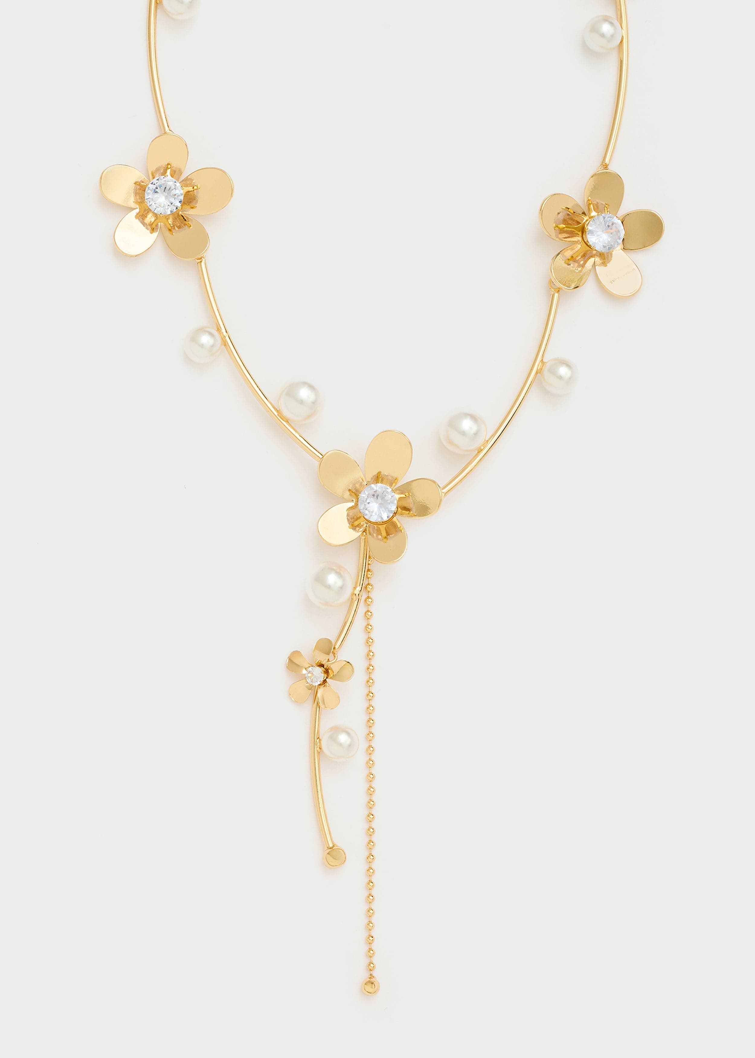 Collana flowers con pietre oro in Cinture Kanal 32 - Santa Maria di Licodia, commercioVirtuoso.it