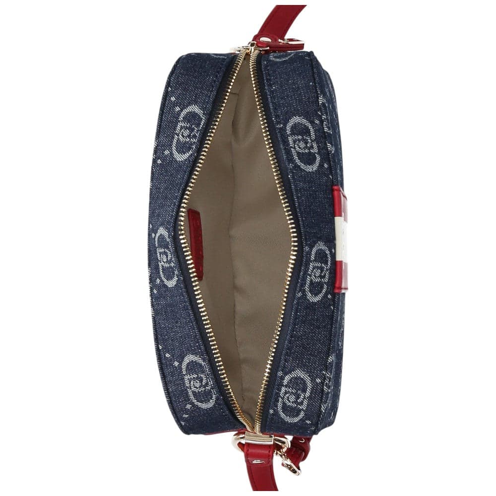 Liu Jo borsa a tracolla camera case blu denim linea Manhattan AA5159D3200 Borse Liu Jo