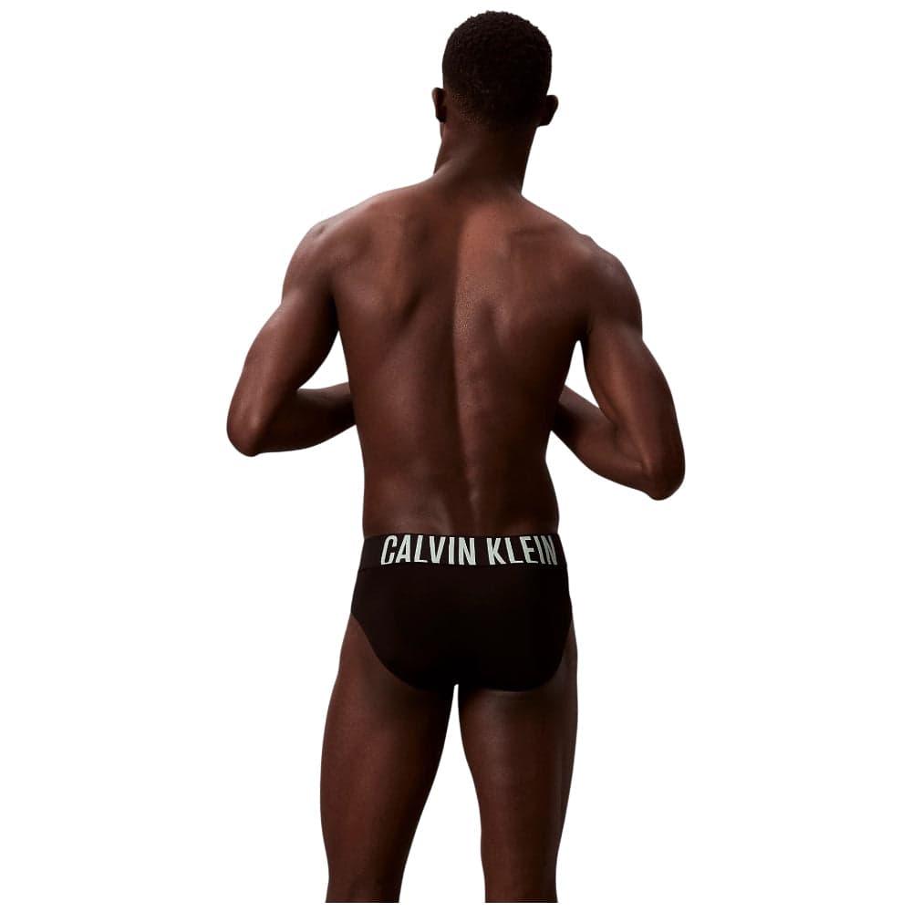 Calvin Klein pack 3 slip neri con fascia alta 000NB3610AZDJ in Slip tanga e culotte Prodotti di Classe - Nocera Superiore, commercioVirtuoso.it