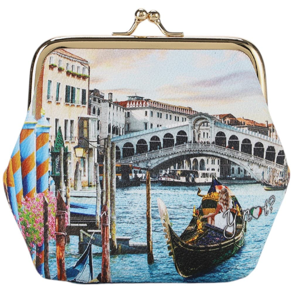 YNot potamonete coin wallet stampa Dream in Venice YES586S5