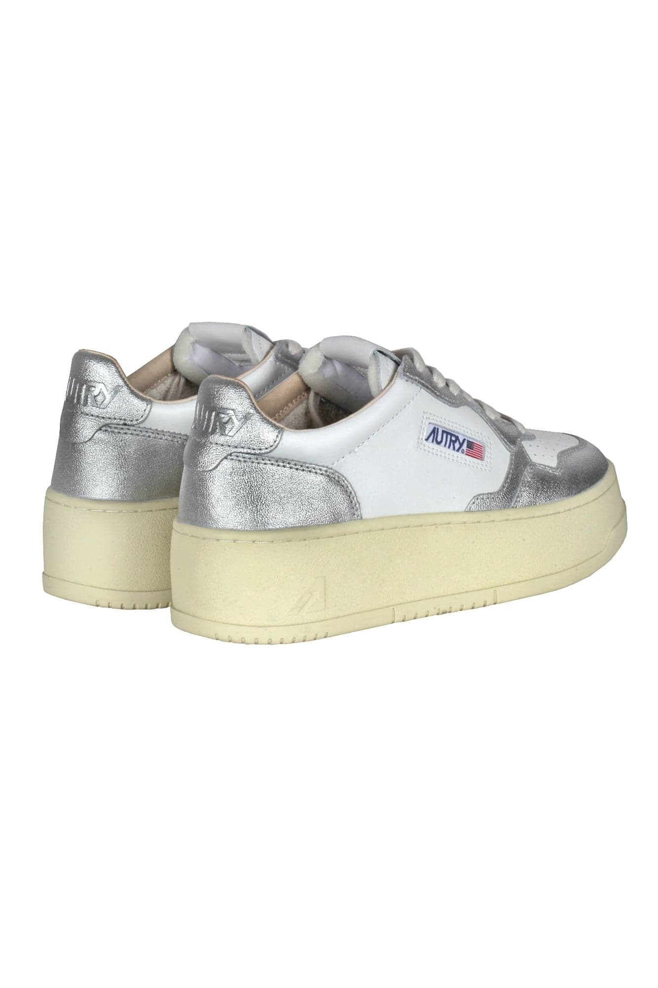 AUTRY Autry - Sneakers - 460606 - Argento/Bianco da donna in Sneaker casual Drestige - Casamassima, commercioVirtuoso.it
