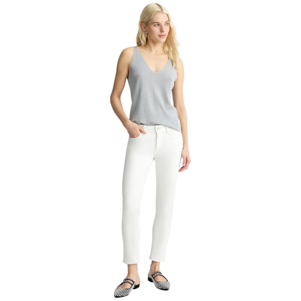 Liu Jo jeans bianco cropped Monroe UA5006T2594 in Jeans Prodotti di Classe - Nocera Superiore, commercioVirtuoso.it
