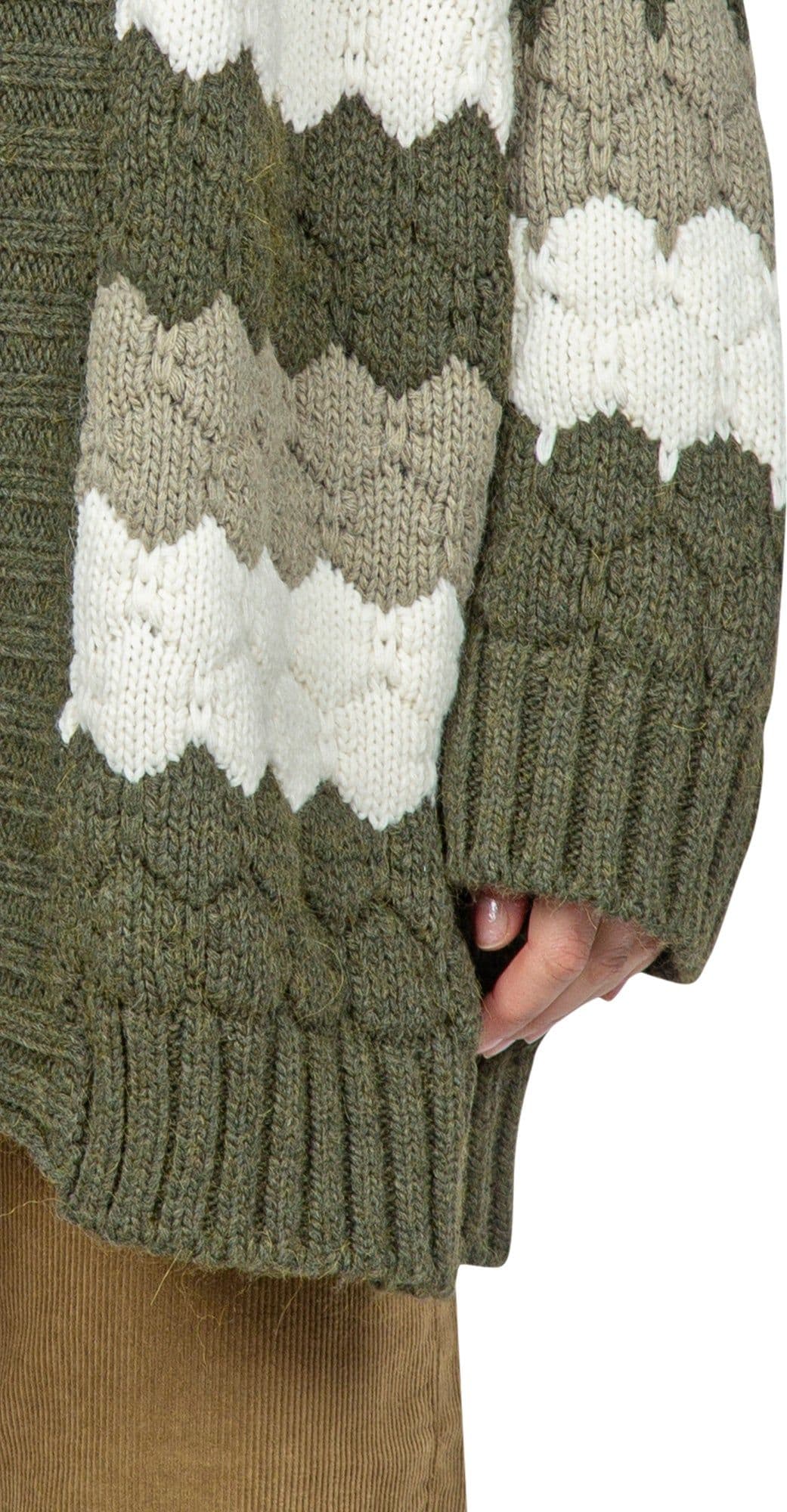 SO ALLURE So Allure - Cardigan - 441922 - Verde/Panna da donna in Cardigan Drestige - Casamassima, commercioVirtuoso.it