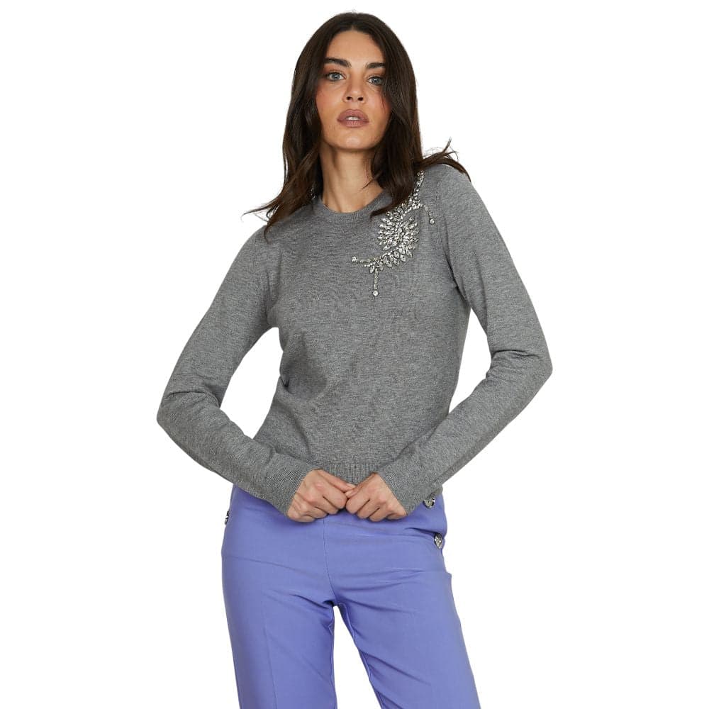 Relish pullover grigio CRETAS RDA2502605010 in Maglioni Prodotti di Classe - Nocera Superiore, commercioVirtuoso.it