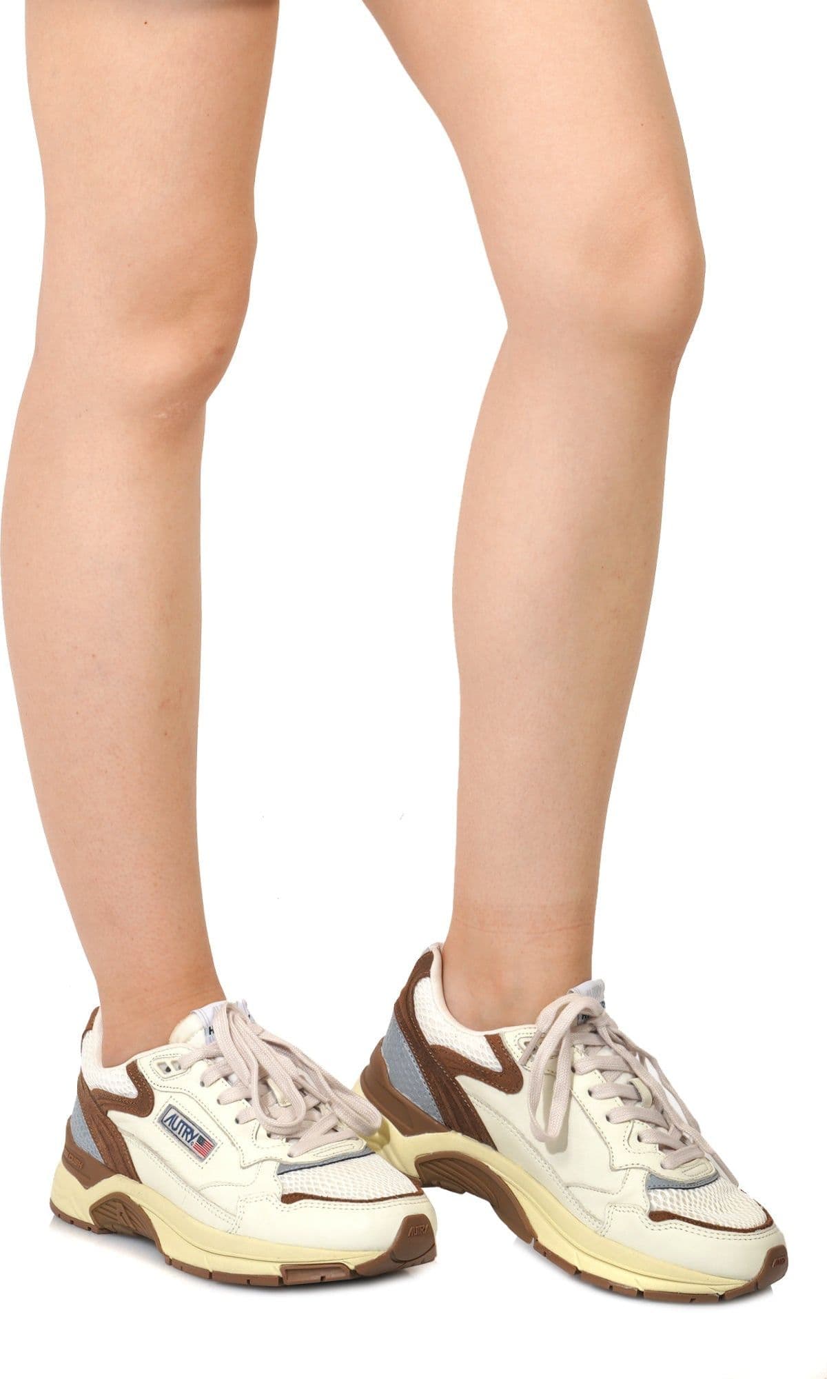 AUTRY Autry - Sneakers - 460600 - Panna/Cammello da donna in Sneaker casual Drestige - Casamassima, commercioVirtuoso.it