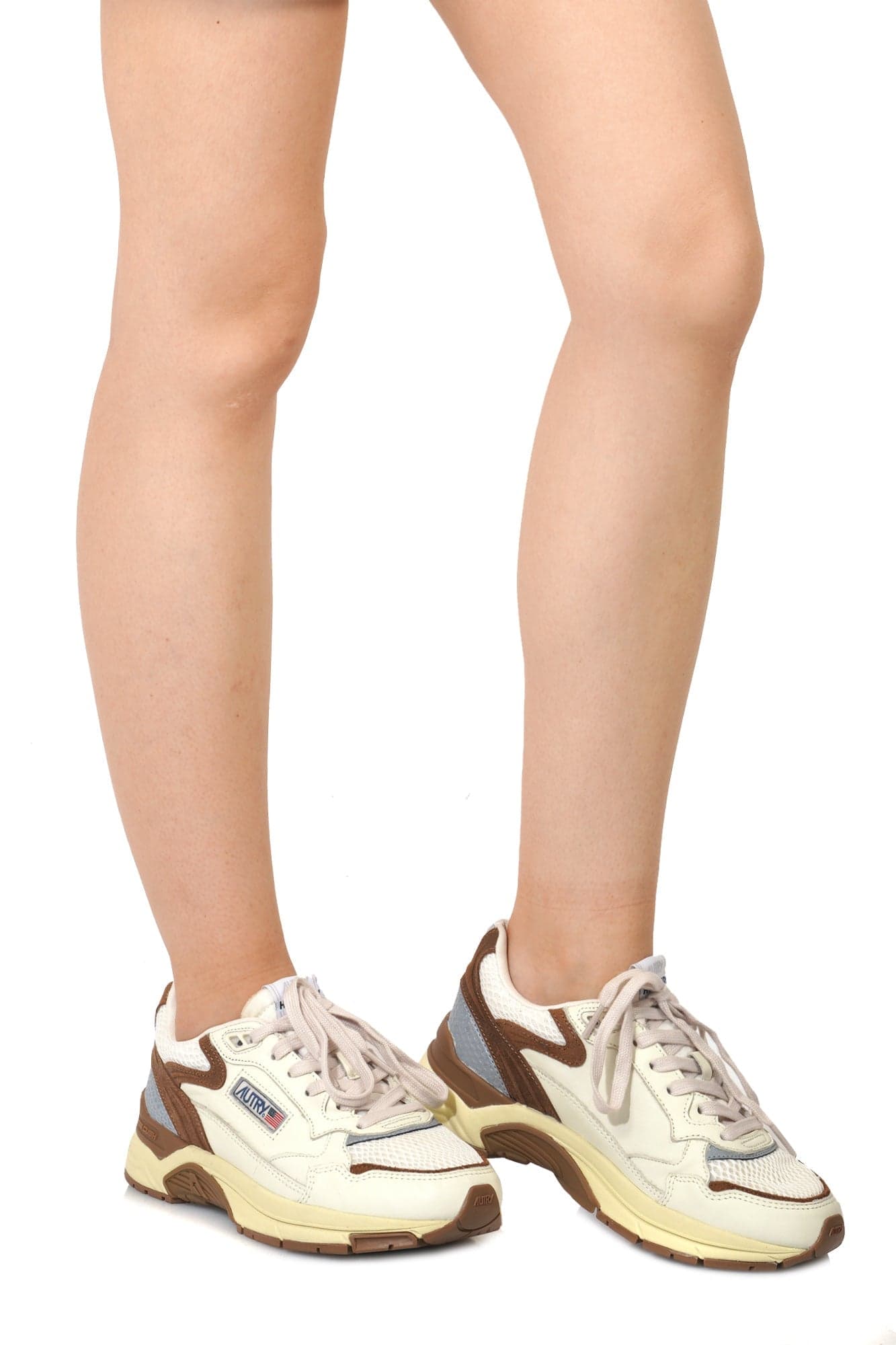 AUTRY Autry - Sneakers - 460600 - Panna/Cammello da donna in Sneaker casual Drestige - Casamassima, commercioVirtuoso.it