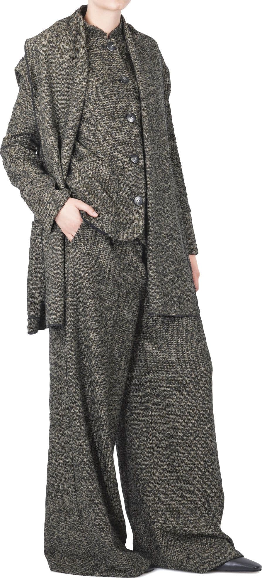 ALESSIA SANTI Alessia Santi - Pantalone - 460308 - Nero/Militare da donna in Pantaloni Drestige - Casamassima, commercioVirtuoso.it