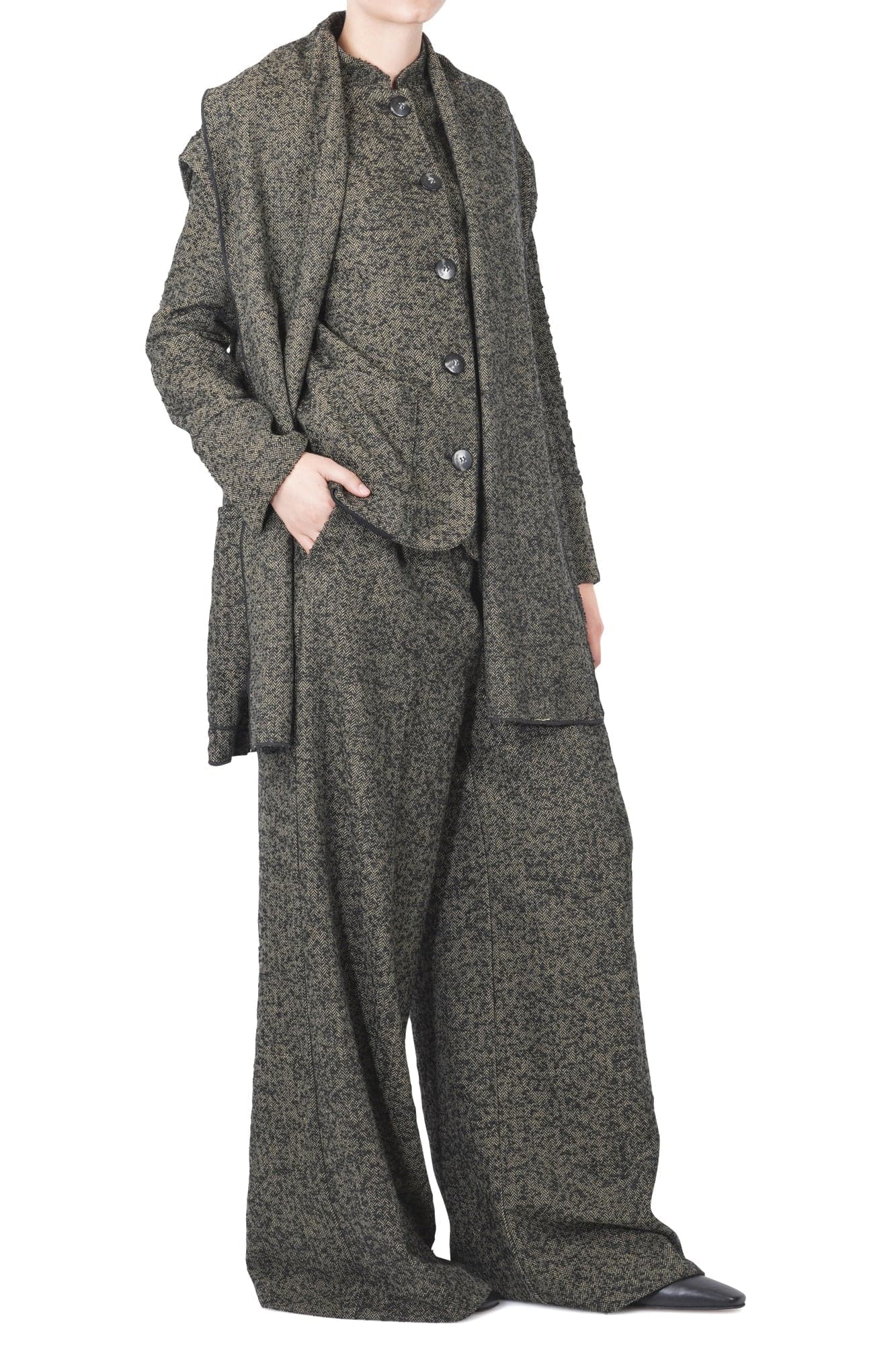 ALESSIA SANTI Alessia Santi - Pantalone - 460308 - Nero/Militare da donna in Pantaloni Drestige - Casamassima, commercioVirtuoso.it