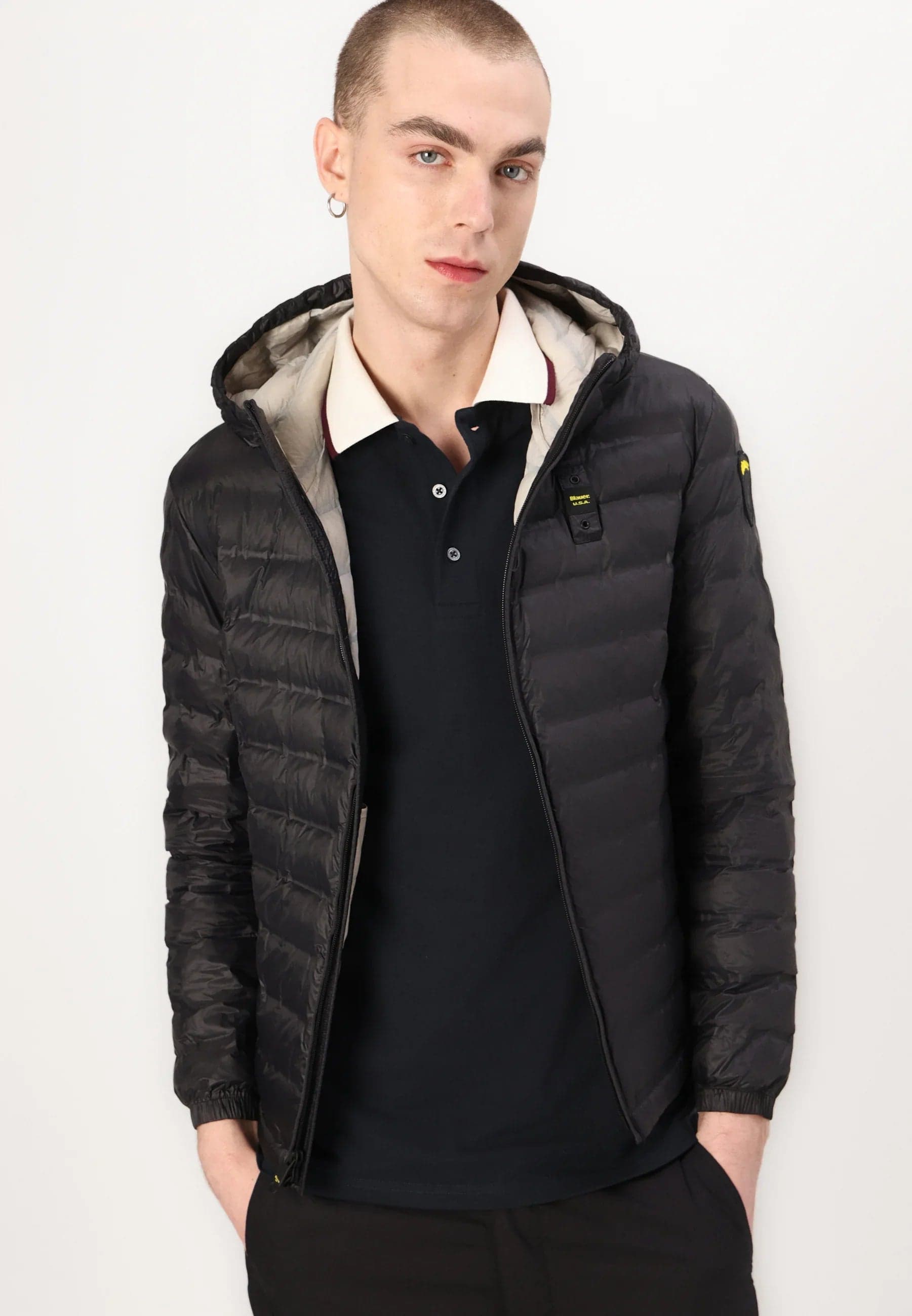 Blauer Giubbini uomo corti imbottito ovatta mod. Charles - Capospalla uomo in Giacche Broadway Red - Barletta, commercioVirtuoso.it