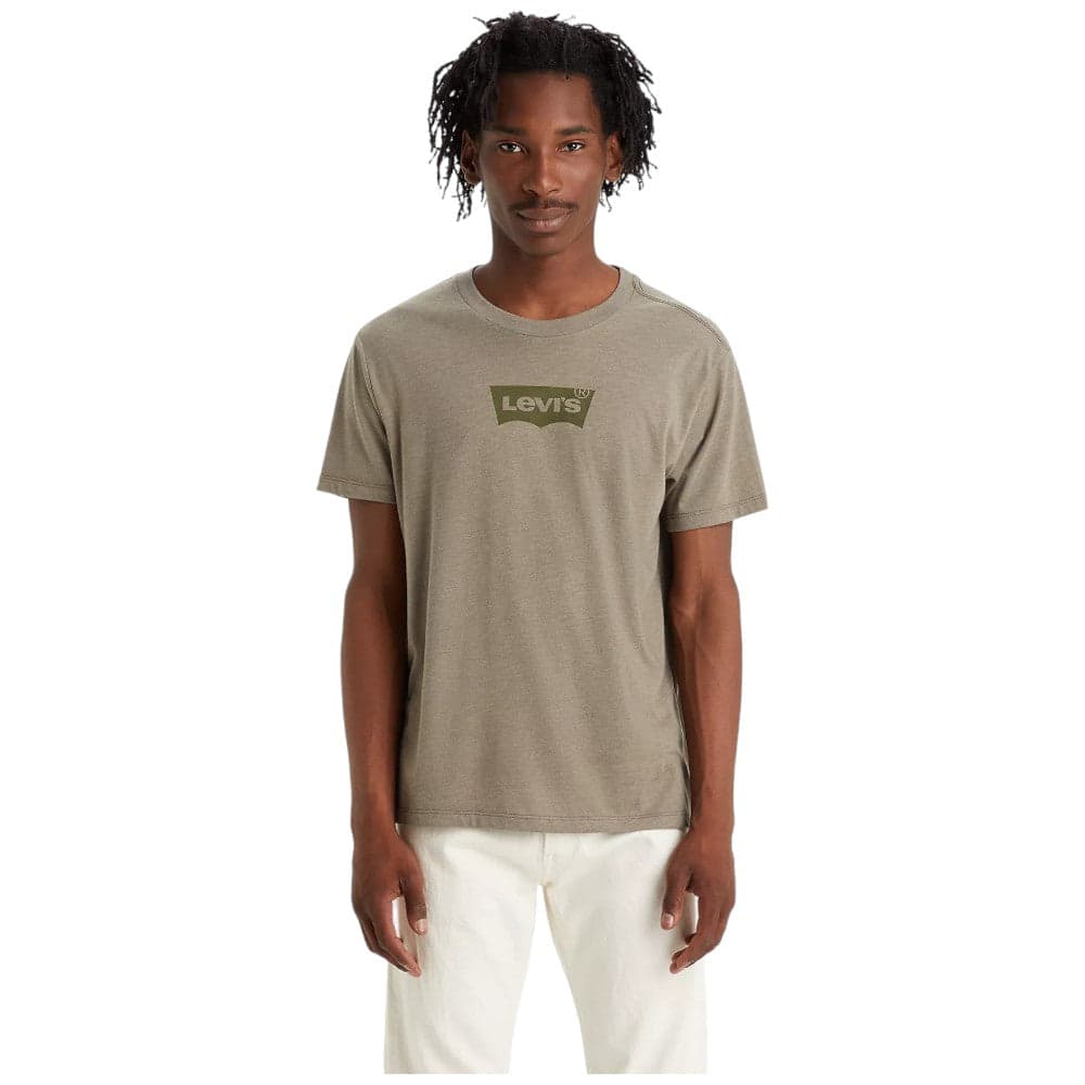 Levi's t-shirt verde fiammata logo stampato 22491-1446