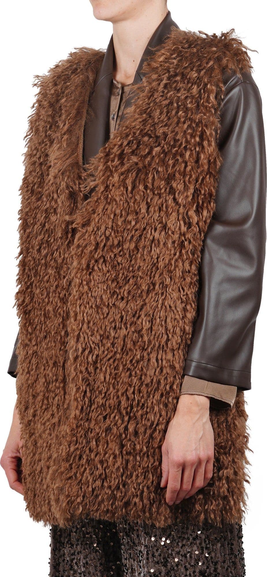 JUCCA Jucca - Gilet - 461669 - Nocciola da donna in Gilet Drestige - Casamassima, commercioVirtuoso.it