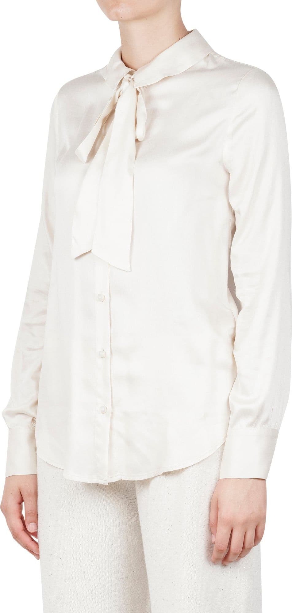 ALESSIA SANTI Alessia Santi - Camicia - 460327 - Latte da donna in Bluse e camicie Drestige - Casamassima, commercioVirtuoso.it