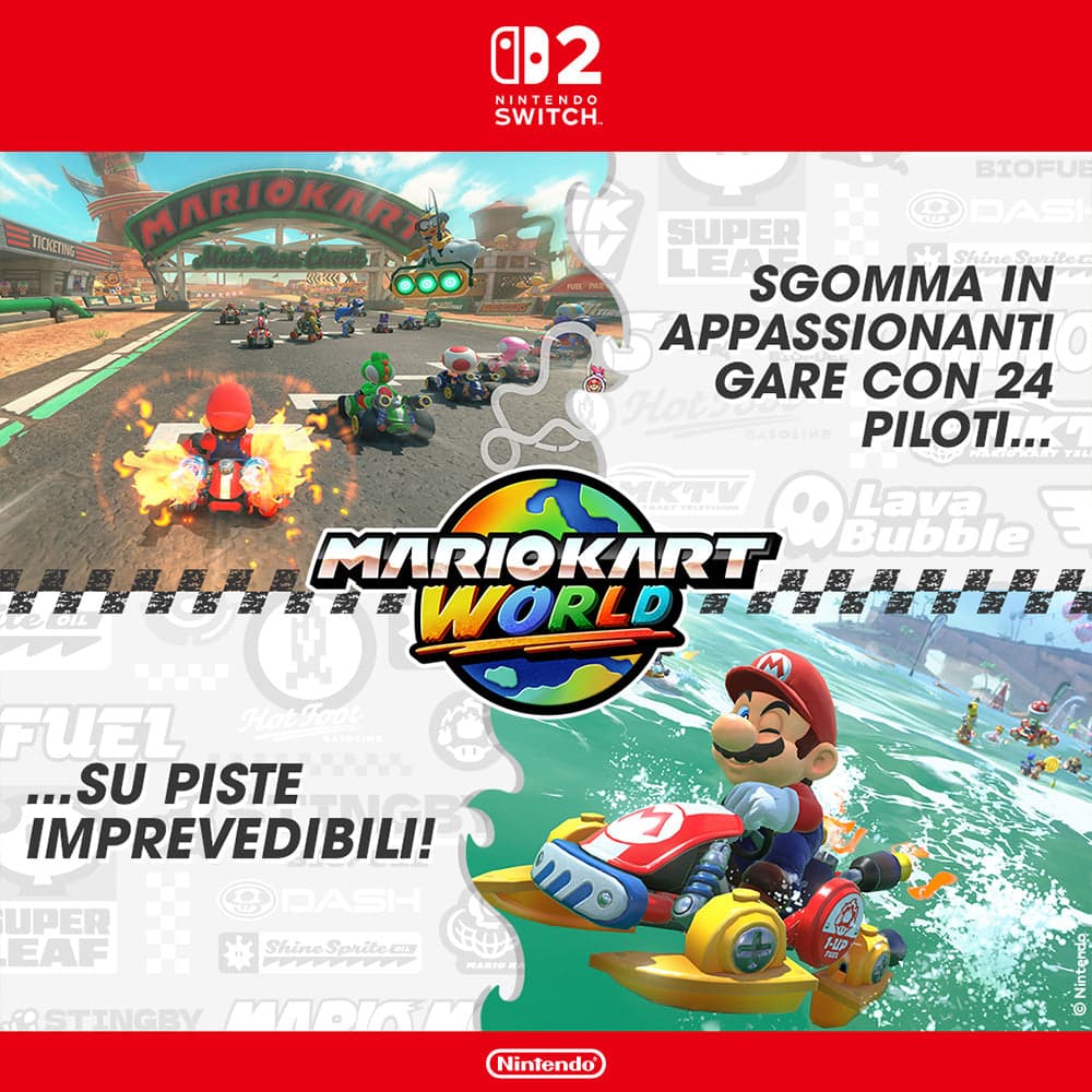 Mario Kart World Switch 2 UK in Ferri da maglia Prezzo Bomba Store - Casalnuovo di Napoli, commercioVirtuoso.it