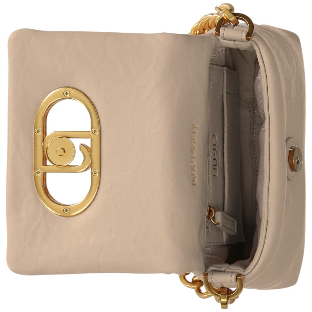 Liu Jo borsa a tracolla crossbody sabbia linea LaPuffy AA5269E0886 Borse Liu Jo