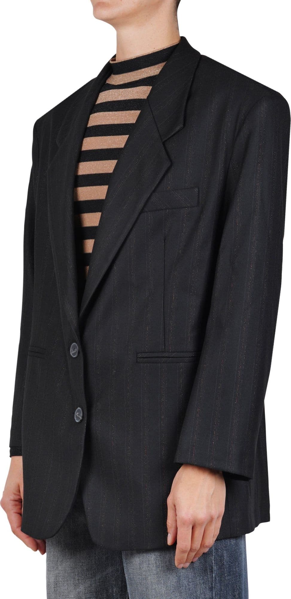 LA FEMME BLANCHE La Femme Blanche - Giacca - 461450 - Nero da donna in Giacche da abito e blazer Drestige - Casamassima, commercioVirtuoso.it