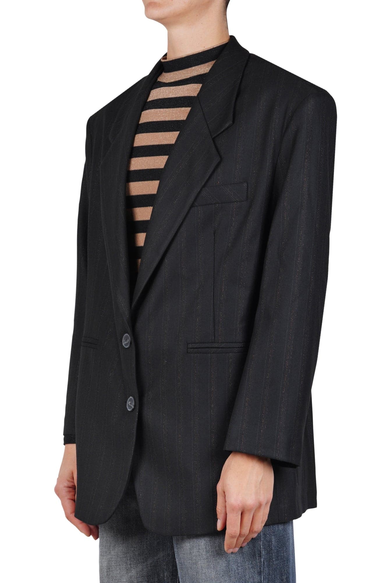 LA FEMME BLANCHE La Femme Blanche - Giacca - 461450 - Nero da donna in Giacche da abito e blazer Drestige - Casamassima, commercioVirtuoso.it