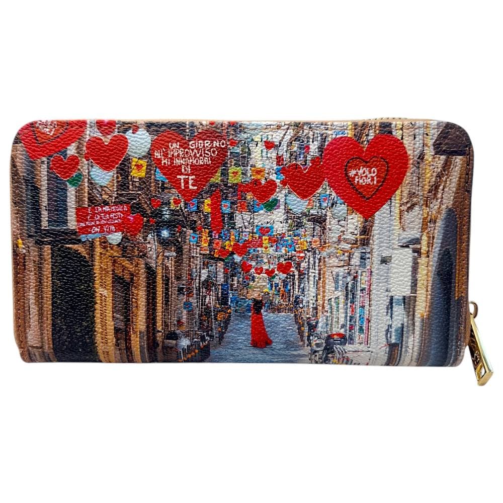 YNot portafoglio grande Napoli Special Edition YES361S5