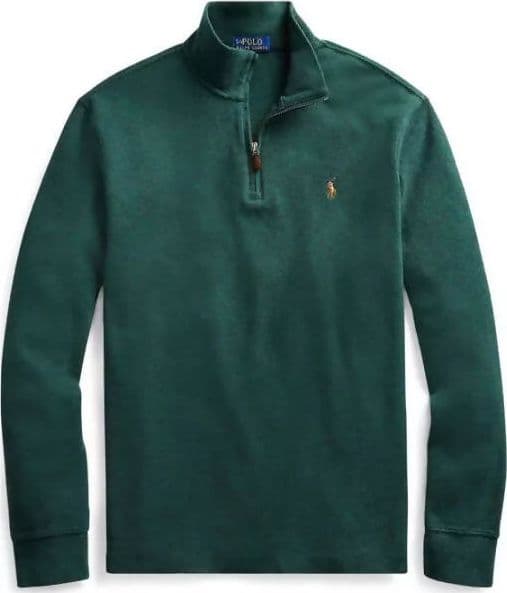 Polo Ralph Lauren Pullover a coste con cerniera