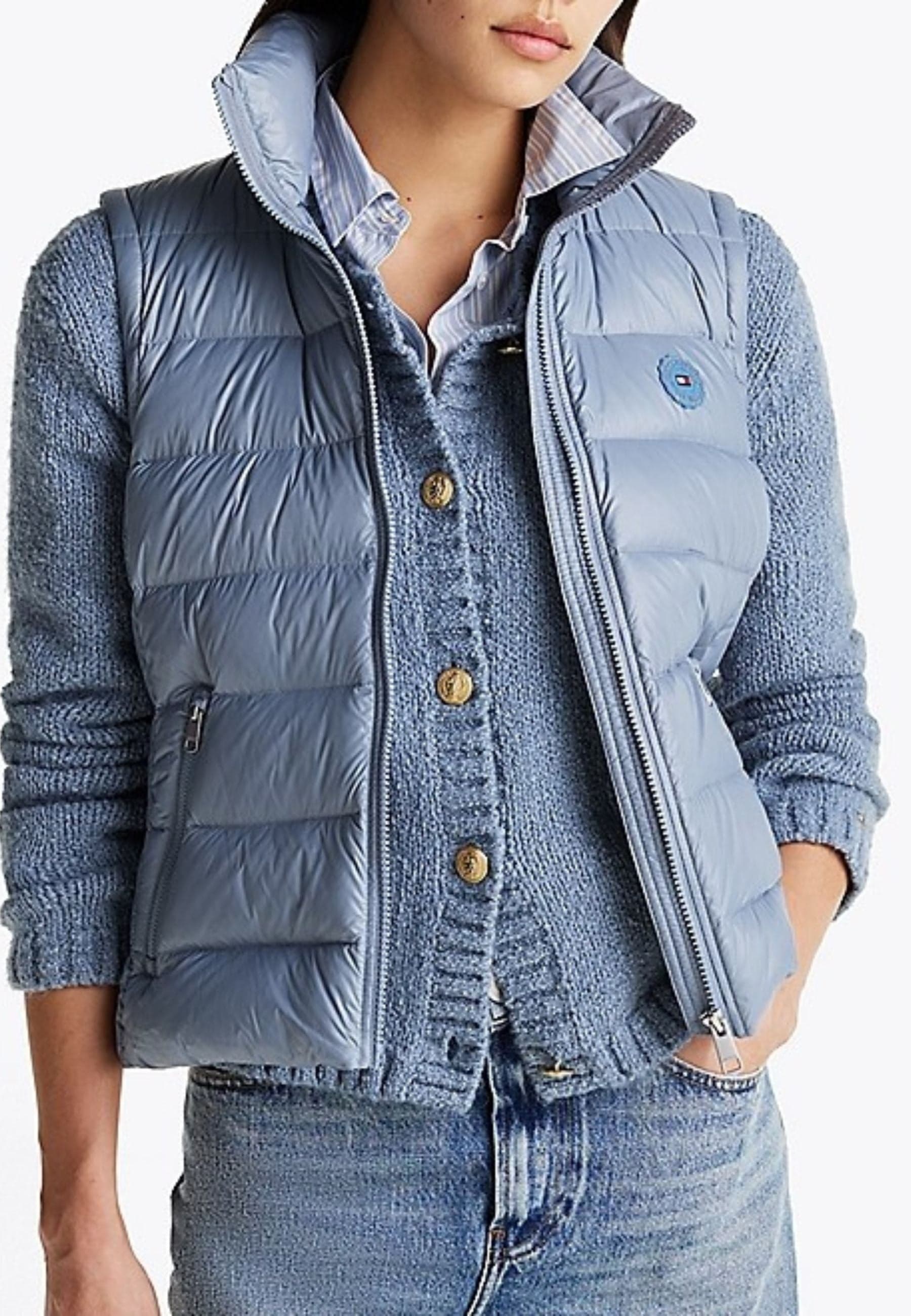 Tommy Hilfiger Giubbotto LW DOWN FEMININE GLOSS VEST da donna in Gilet Drestige - Casamassima, commercioVirtuoso.it