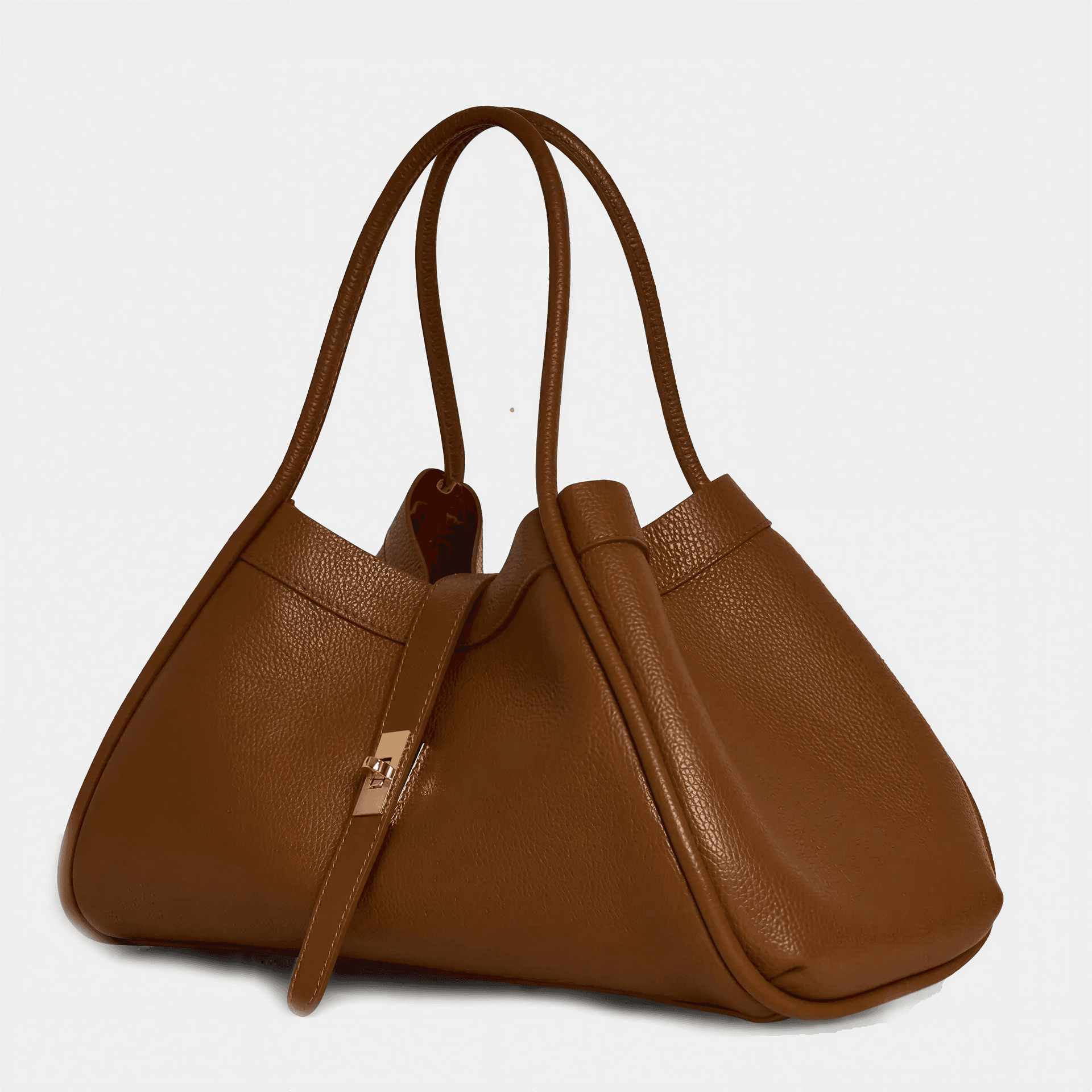 DOPPISASE Borsa tote in vera pelle Togo made in Italy 45x25x20 in Borse Tote Nanabags - Sesto Fiorentino, commercioVirtuoso.it