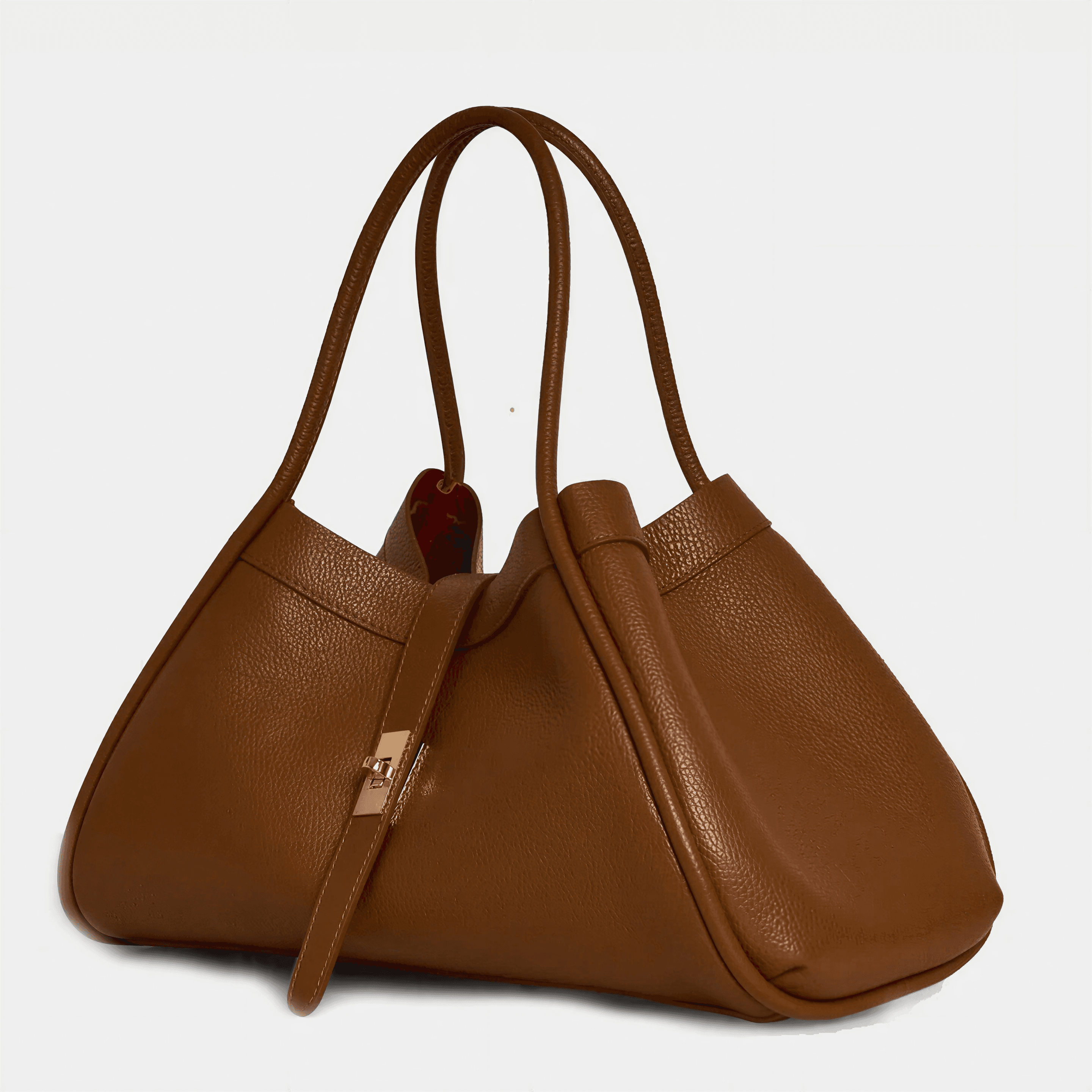 DOPPISASE Borsa tote in vera pelle Togo made in Italy 45x25x20 in Borse Tote Nanabags - Sesto Fiorentino, commercioVirtuoso.it