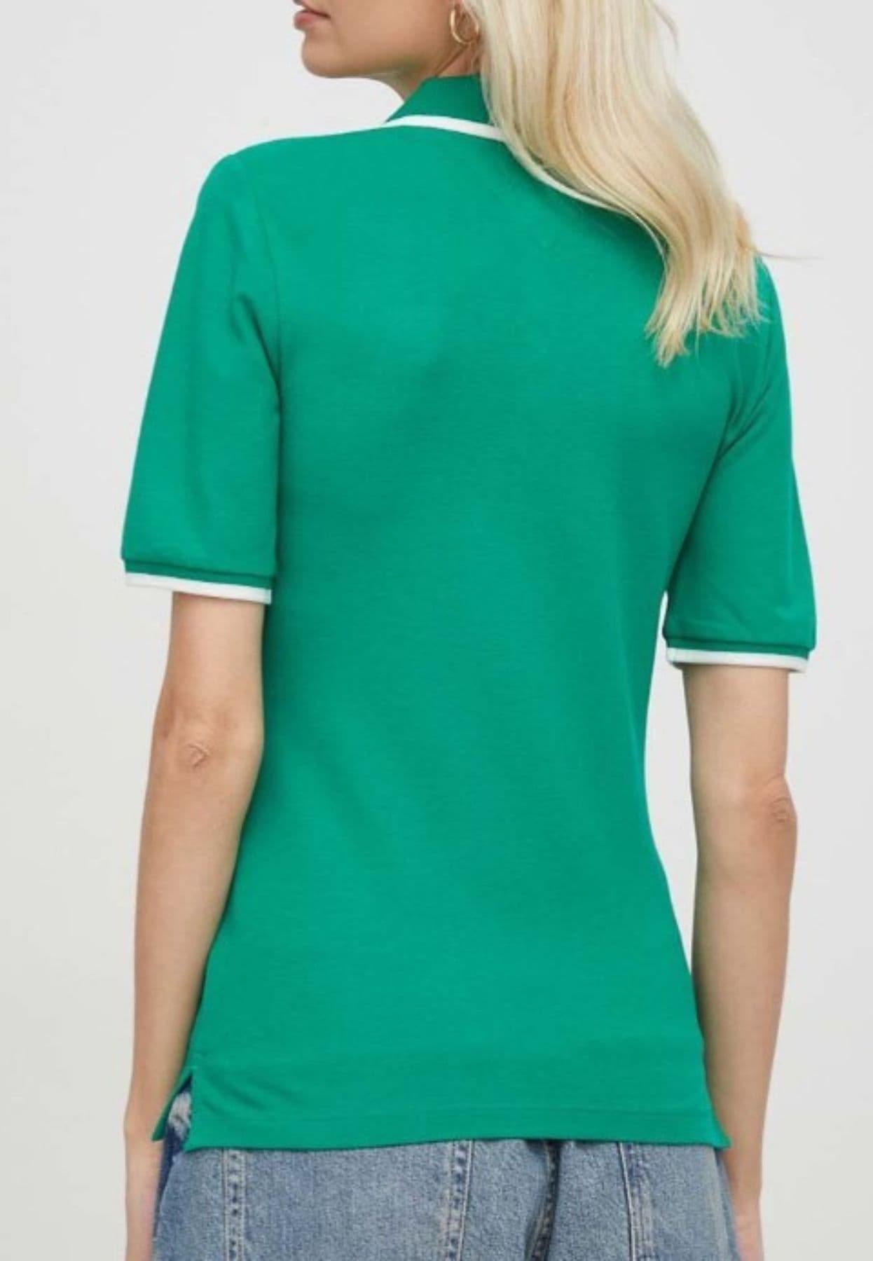 Tommy Hilfiger POLO SLIM SMD TIPPING LYOCELL POLO da donna in Polo Drestige - Casamassima, commercioVirtuoso.it