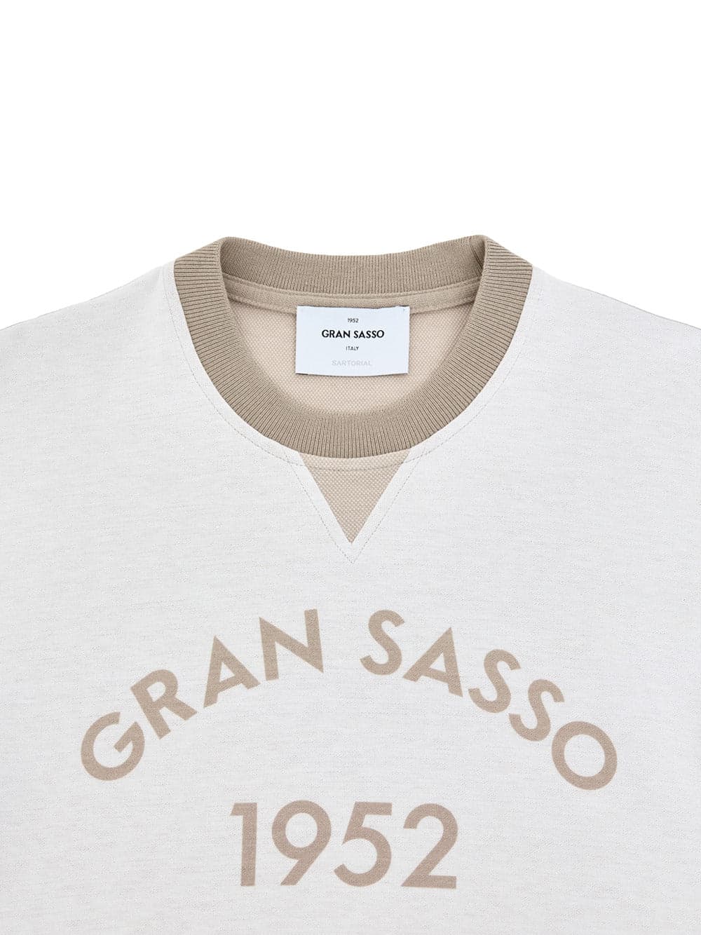 Gran Sasso Felpa a Manica Corta con Logo da uomo in Felpe con cappuccio Drestige - Casamassima, commercioVirtuoso.it