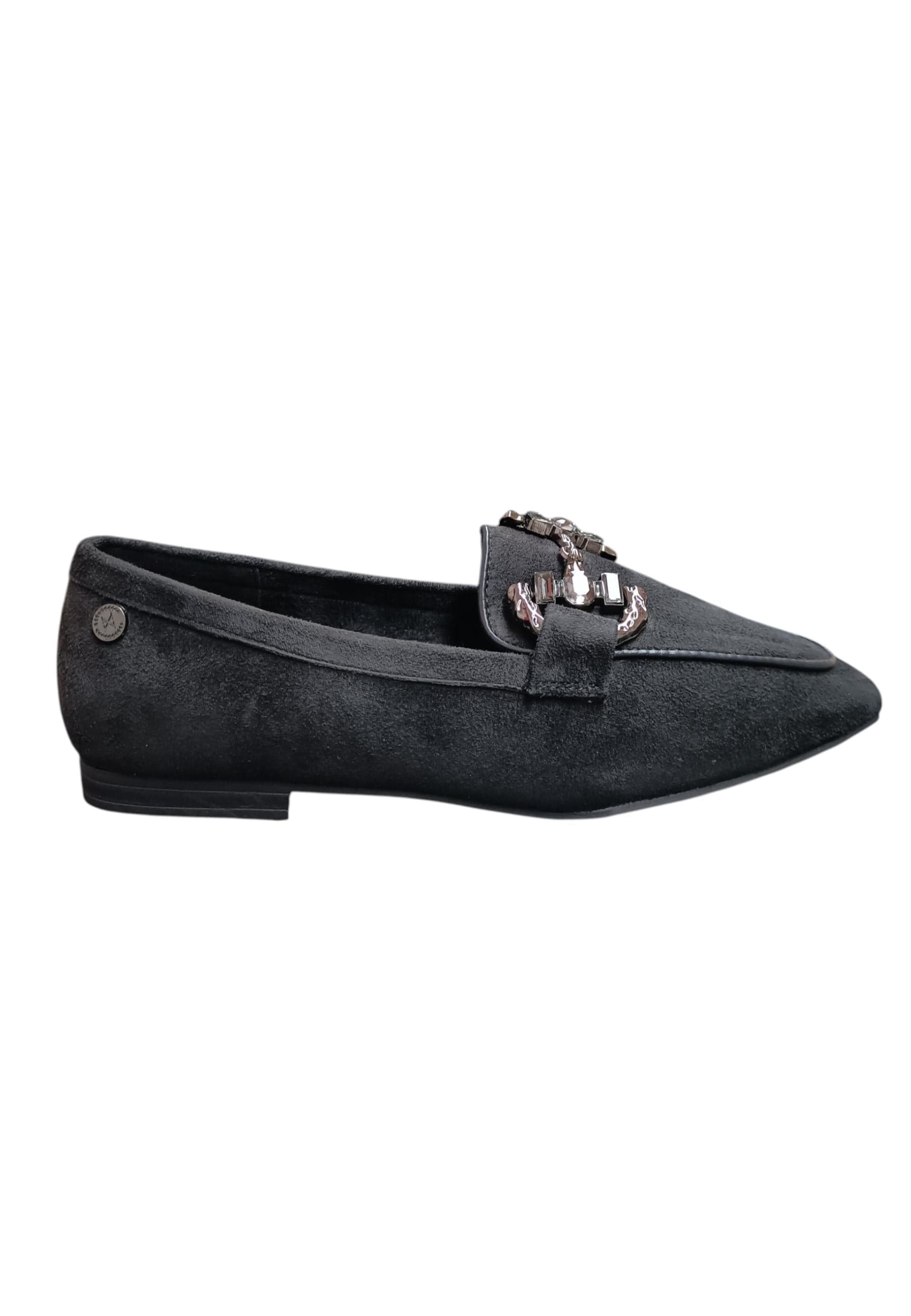 Ballerina donna XTI Zapato nero velluto elastico comfort style - 6
