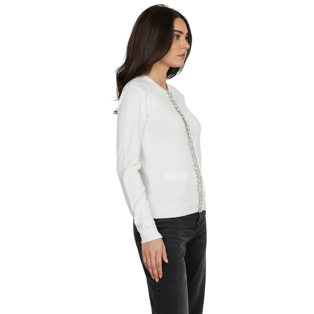Relish cardigan bianco LANAI RDA2502605016 in Cardigan Prodotti di Classe - Nocera Superiore, commercioVirtuoso.it