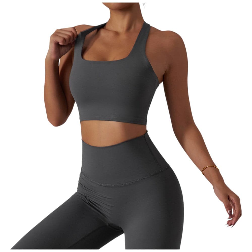 Sei G top grigio traspirante fitness palestra SEIGS002 in Reggiseni sportivi Prodotti di Classe - Nocera Superiore, commercioVirtuoso.it