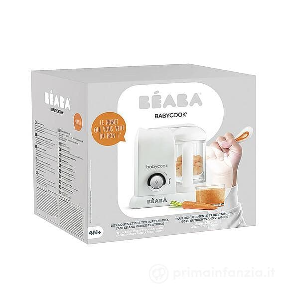 Robot da Cucina Bèaba Babycook®️ Solo 4 in 1 Bianco/Argento in Robot da cucina La Casa Del Bebè - Napoli, commercioVirtuoso.it