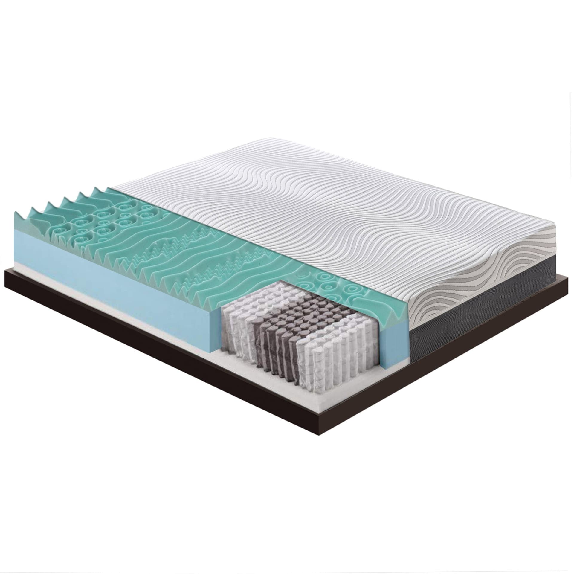 Materasso 800 molle insachettate e Memory Foam 9 Zone Differenziate Rivestimento sfoderabile in Materassi iLoveSleep - Concesio, commercioVirtuoso.it